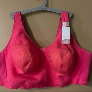 **CACIQUE/LANE BRYANT NWT BRIGHT PINK BRA**